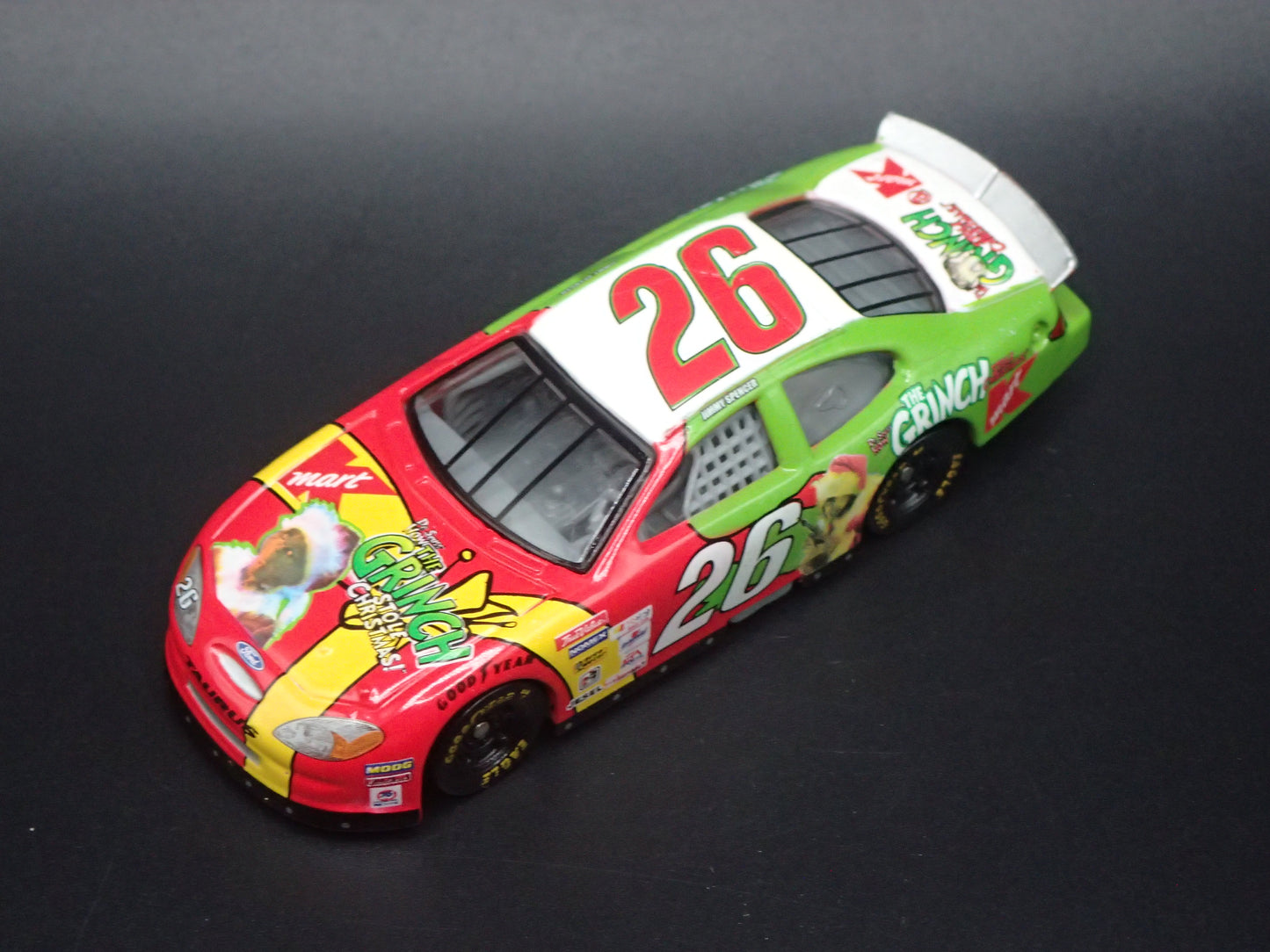 2001 01 FORD TAURUS 26 JIMMY SPENCER NASCAR 1:64 SCALE DIECAST MODEL CAR