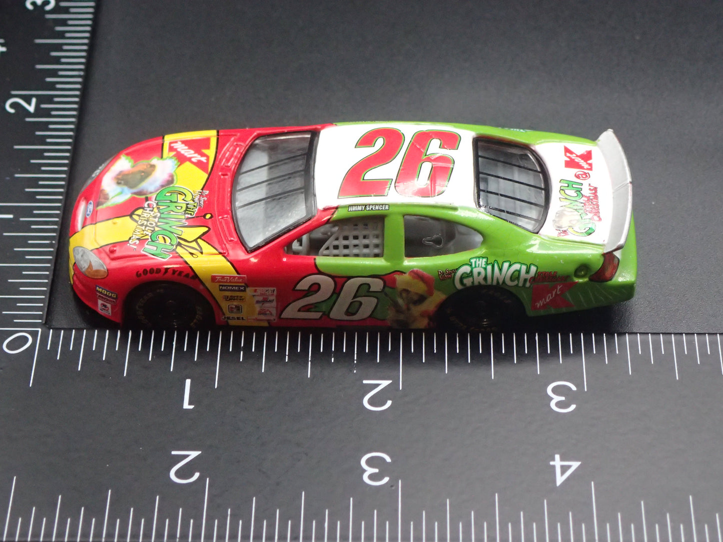2001 01 FORD TAURUS 26 JIMMY SPENCER NASCAR 1:64 SCALE DIECAST MODEL CAR