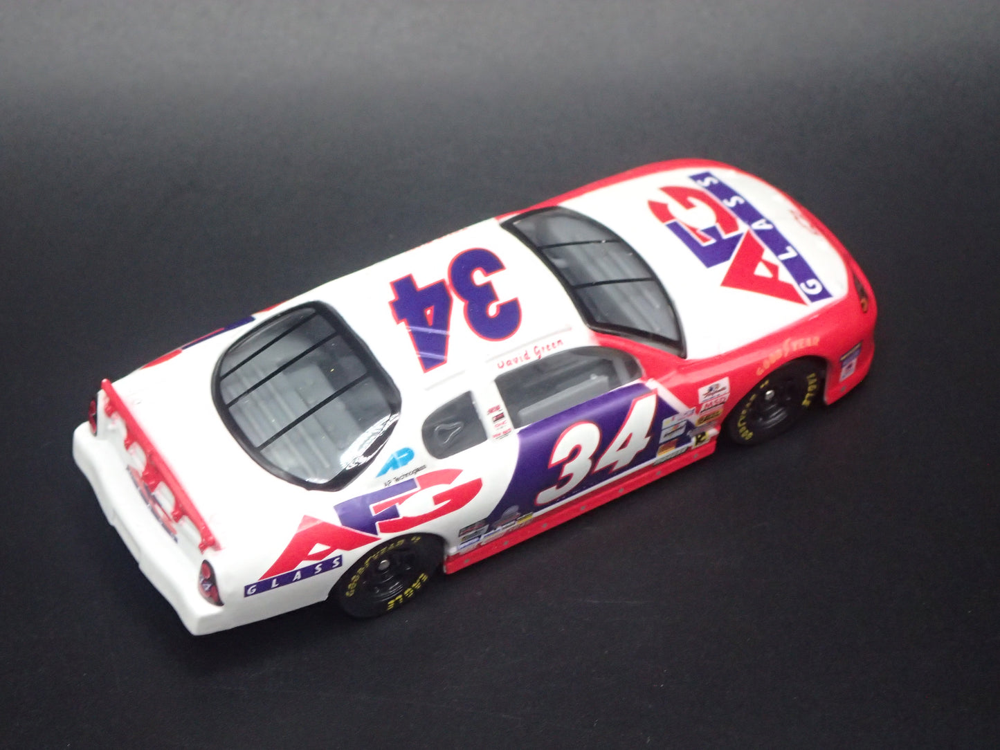 2001 01 CHEVROLET MONTE CARLO 34 DAVD GREEN NASCAR 1:64 SCALE DIECAST MODEL CAR