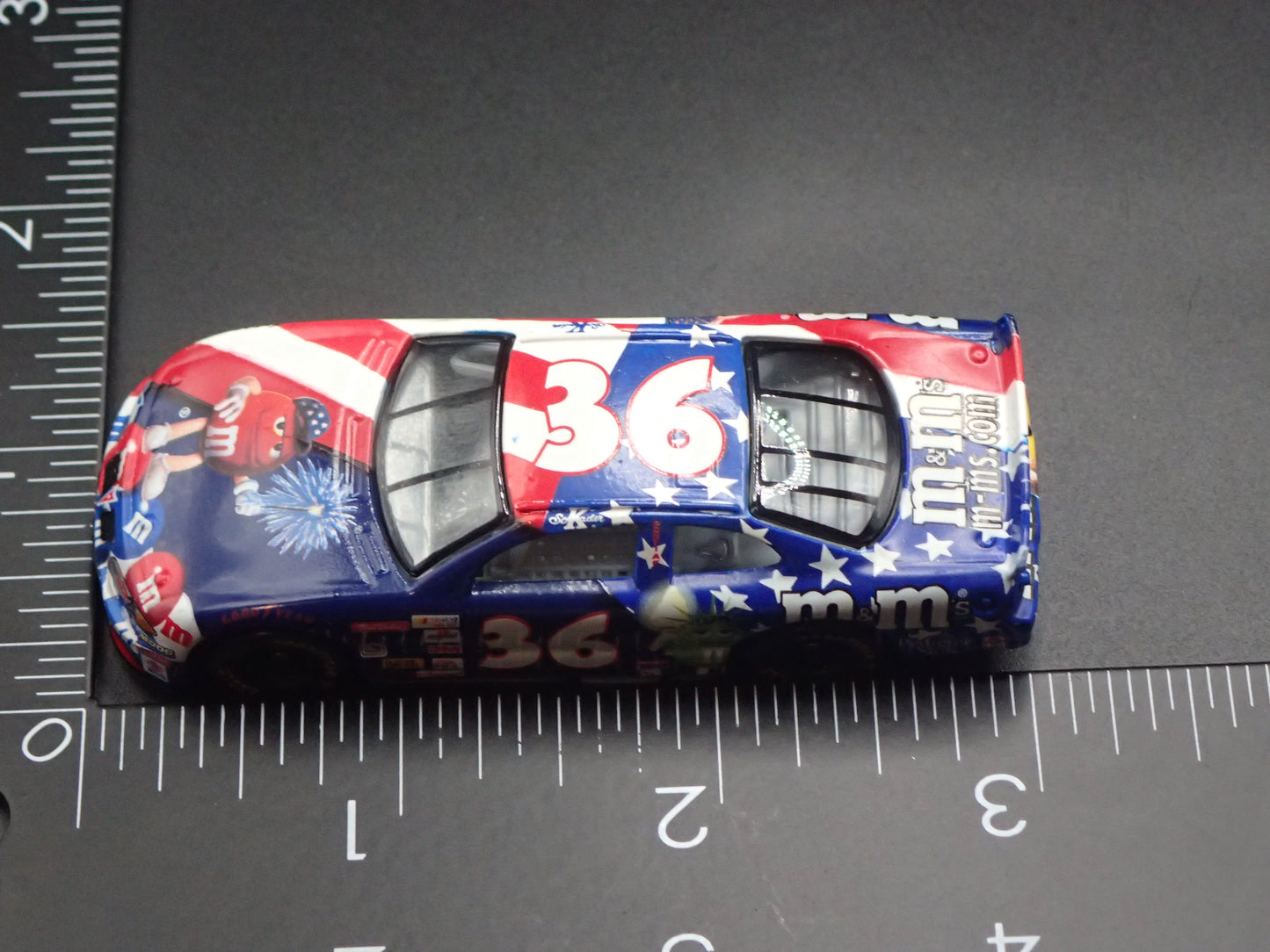 2001 PONTIAC GRAND PRIX 36 KEN SCHRADER NASCAR 1:64 SCALE DIECAST MODEL CAR