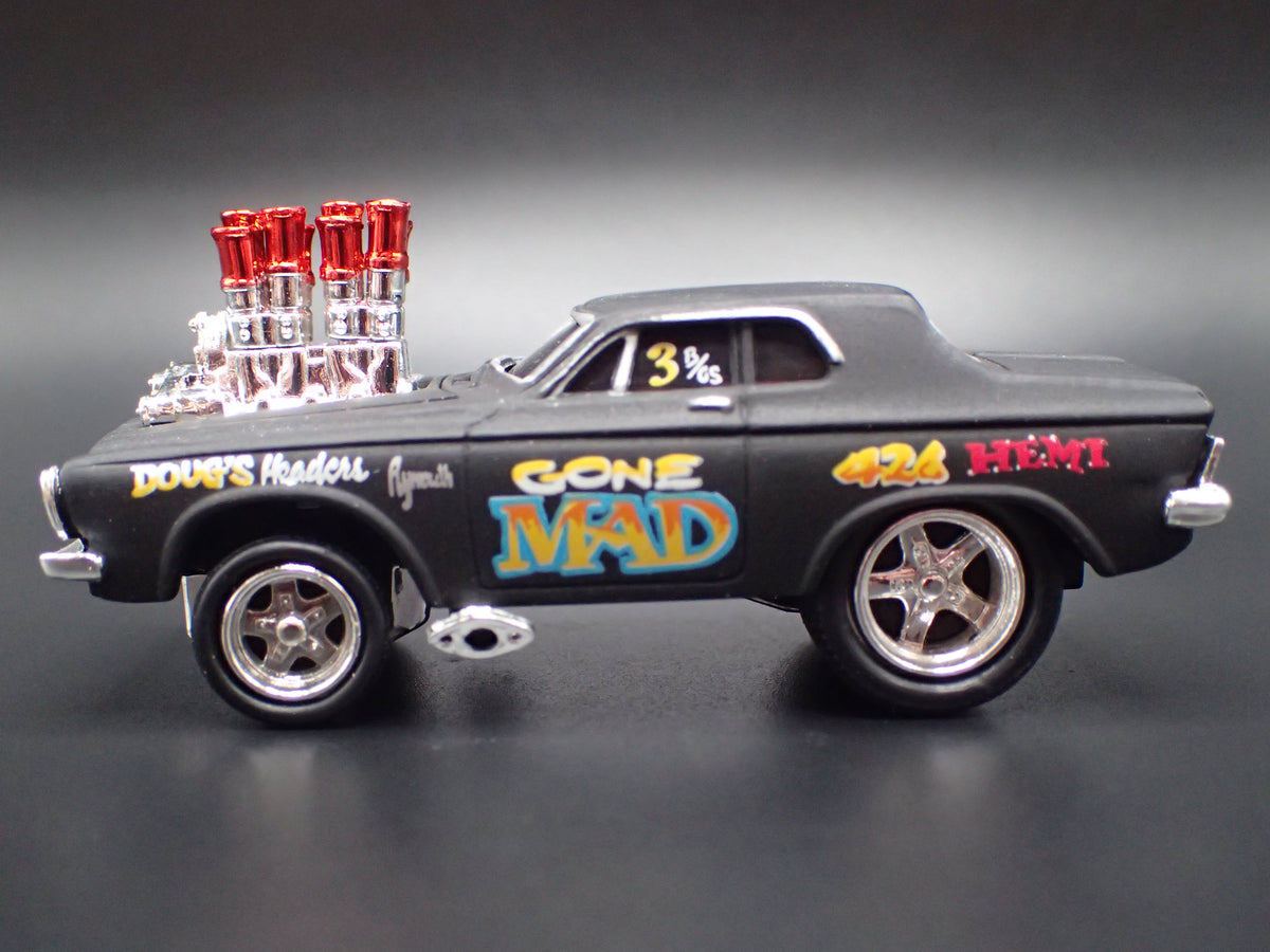 1963 63 PLYMOUTH SAVOY NHRA BLACK 1/64 SCALE COLLECTIBLE DIECAST MODEL CAR