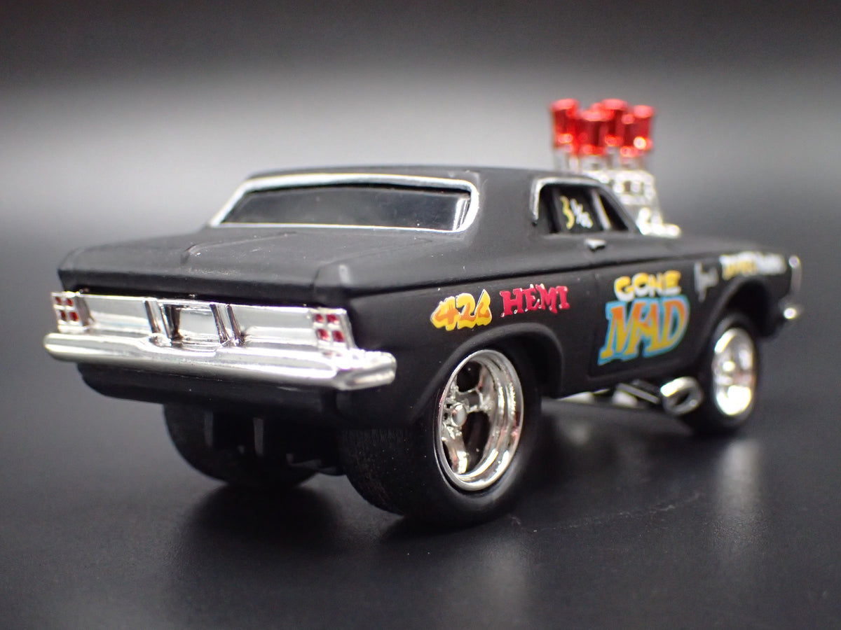 1963 63 PLYMOUTH SAVOY NHRA BLACK 1/64 SCALE COLLECTIBLE DIECAST MODEL CAR