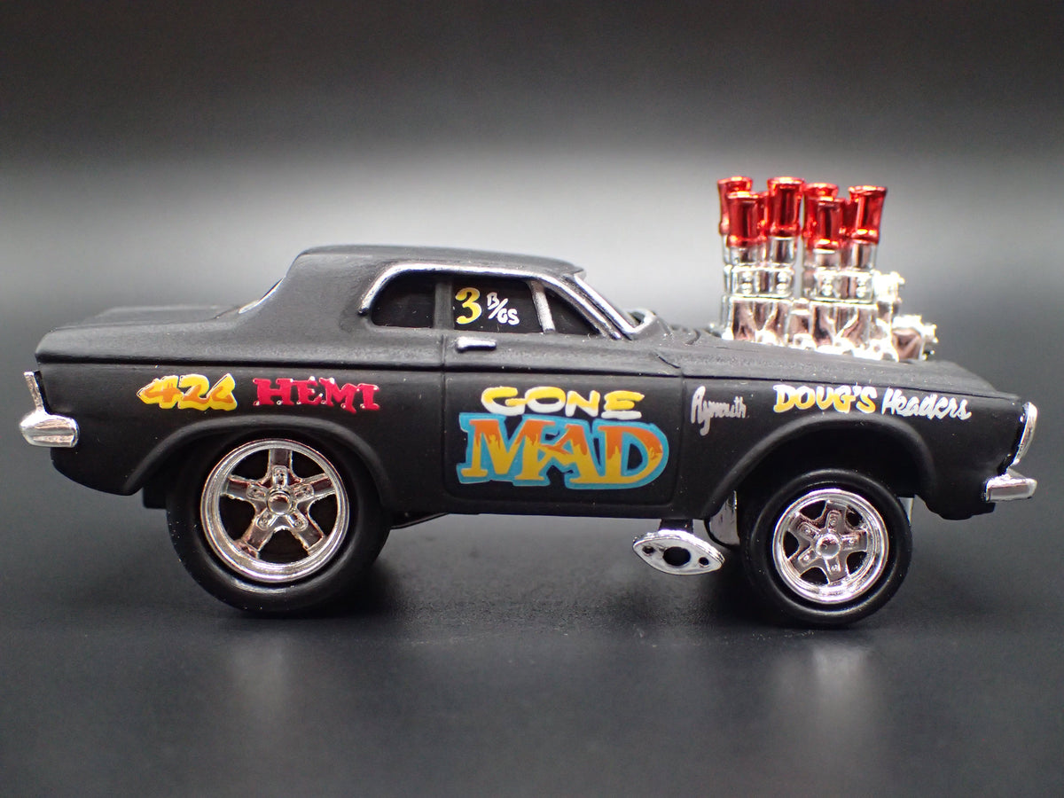 1963 63 PLYMOUTH SAVOY NHRA BLACK 1/64 SCALE COLLECTIBLE DIECAST MODEL CAR