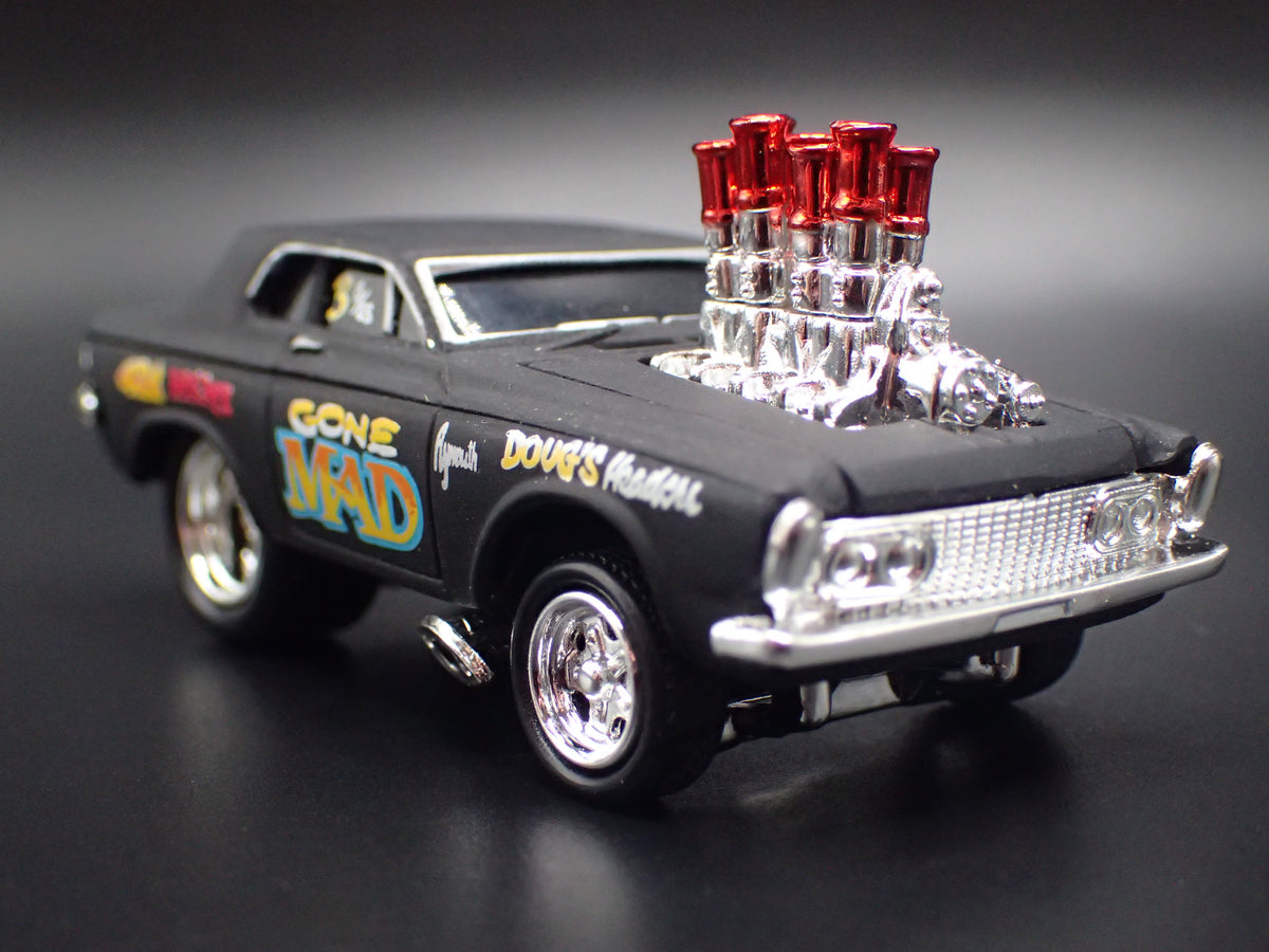 1963 63 PLYMOUTH SAVOY NHRA BLACK 1/64 SCALE COLLECTIBLE DIECAST MODEL CAR