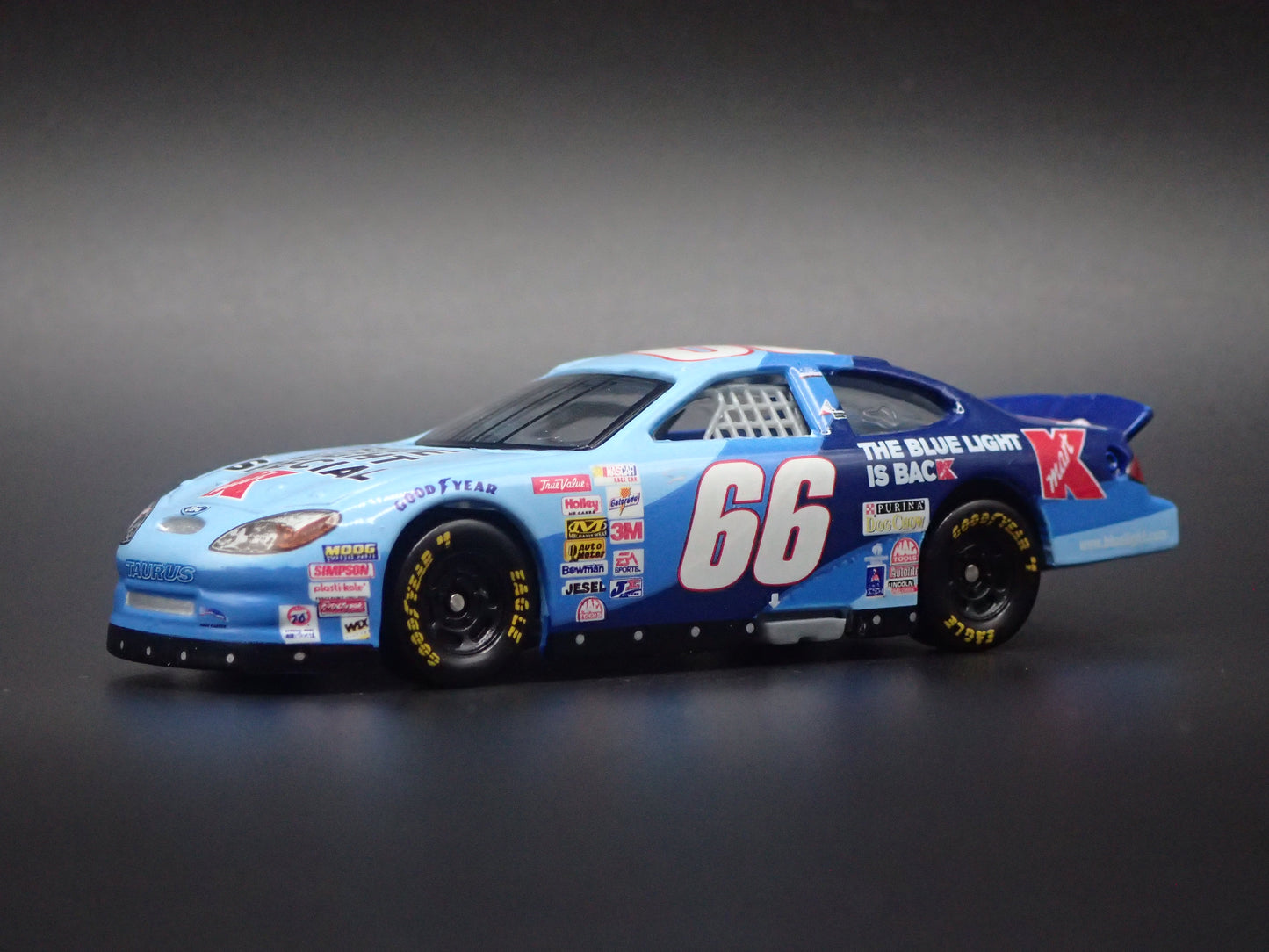 2001 01 FORD TAURUS 66 TODD BODINE NASCAR 1:64 SCALE DIECAST MODEL CAR