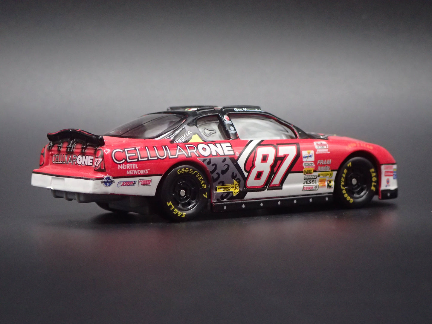 2001 01 CHEVROLET MONTE CARLO 87 JOE NEMECHEK NASCAR 1:64 SCALE DIECAST MODEL CAR