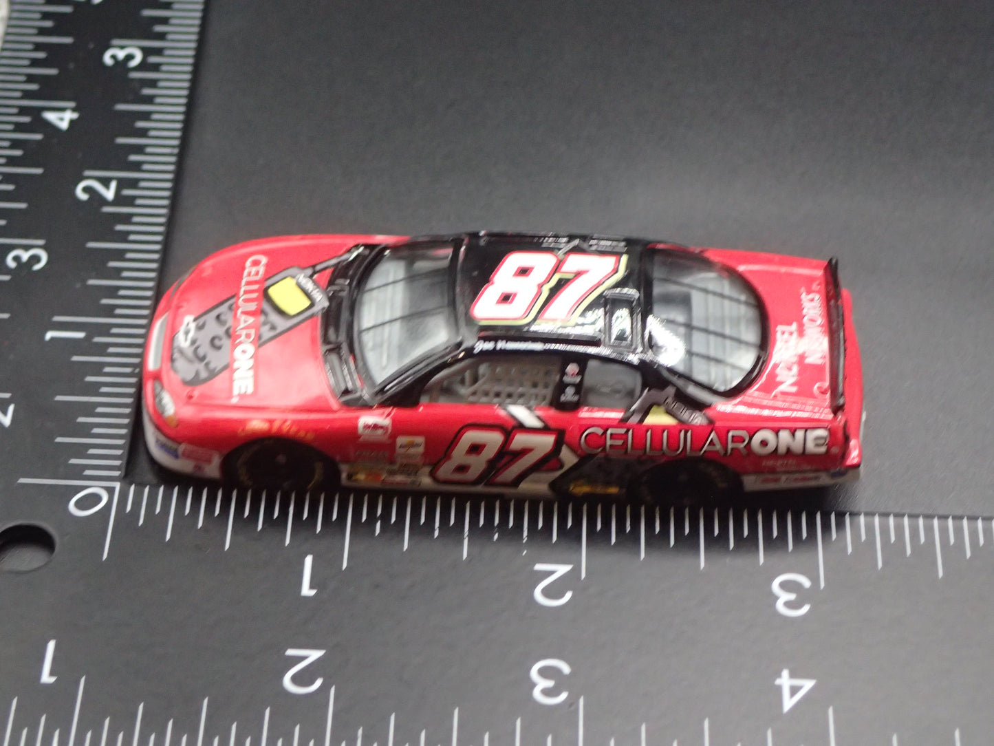 2001 01 CHEVROLET MONTE CARLO 87 JOE NEMECHEK NASCAR 1:64 SCALE DIECAST MODEL CAR