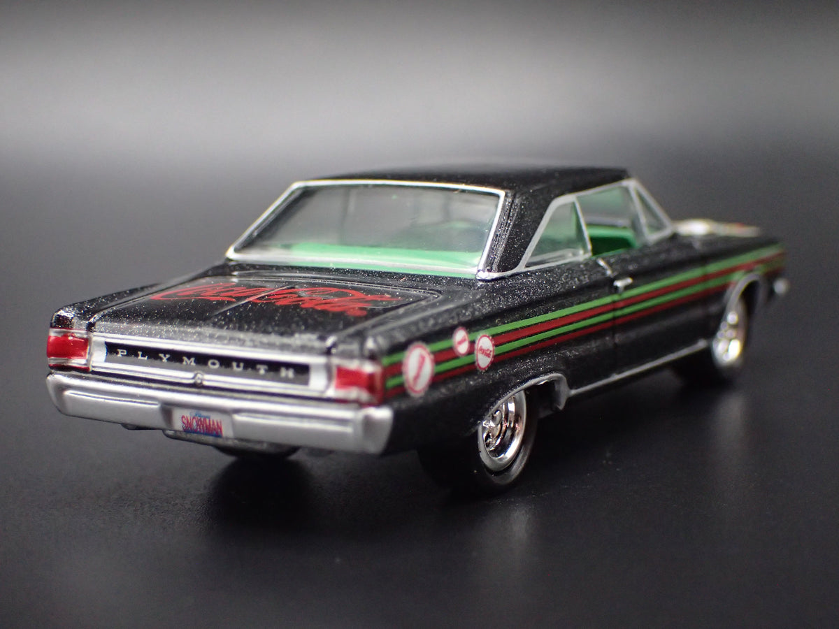 1967 67 PLYMOUTH GTX COCA COLA COKE 1/64 SCALE DIECAST MODEL CAR