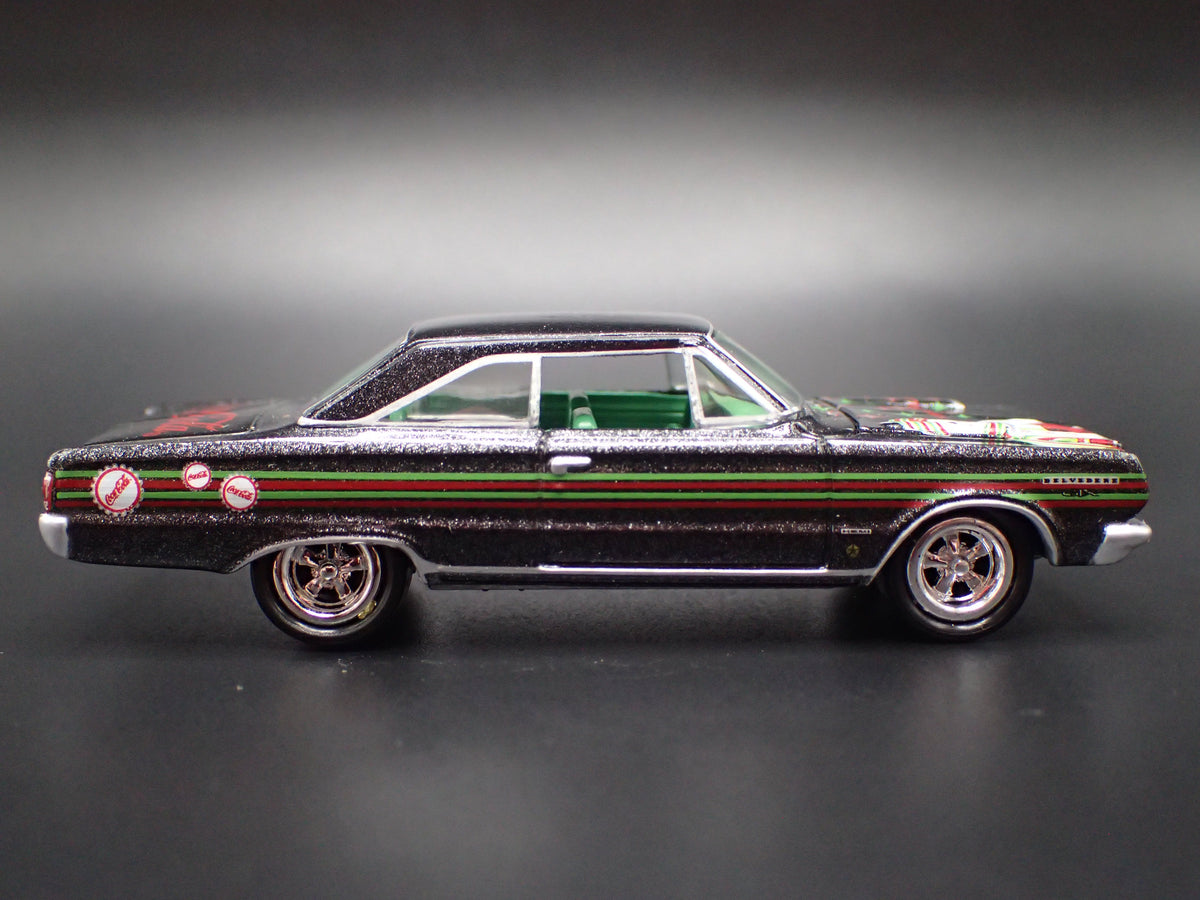 1967 67 PLYMOUTH GTX COCA COLA COKE 1/64 SCALE DIECAST MODEL CAR