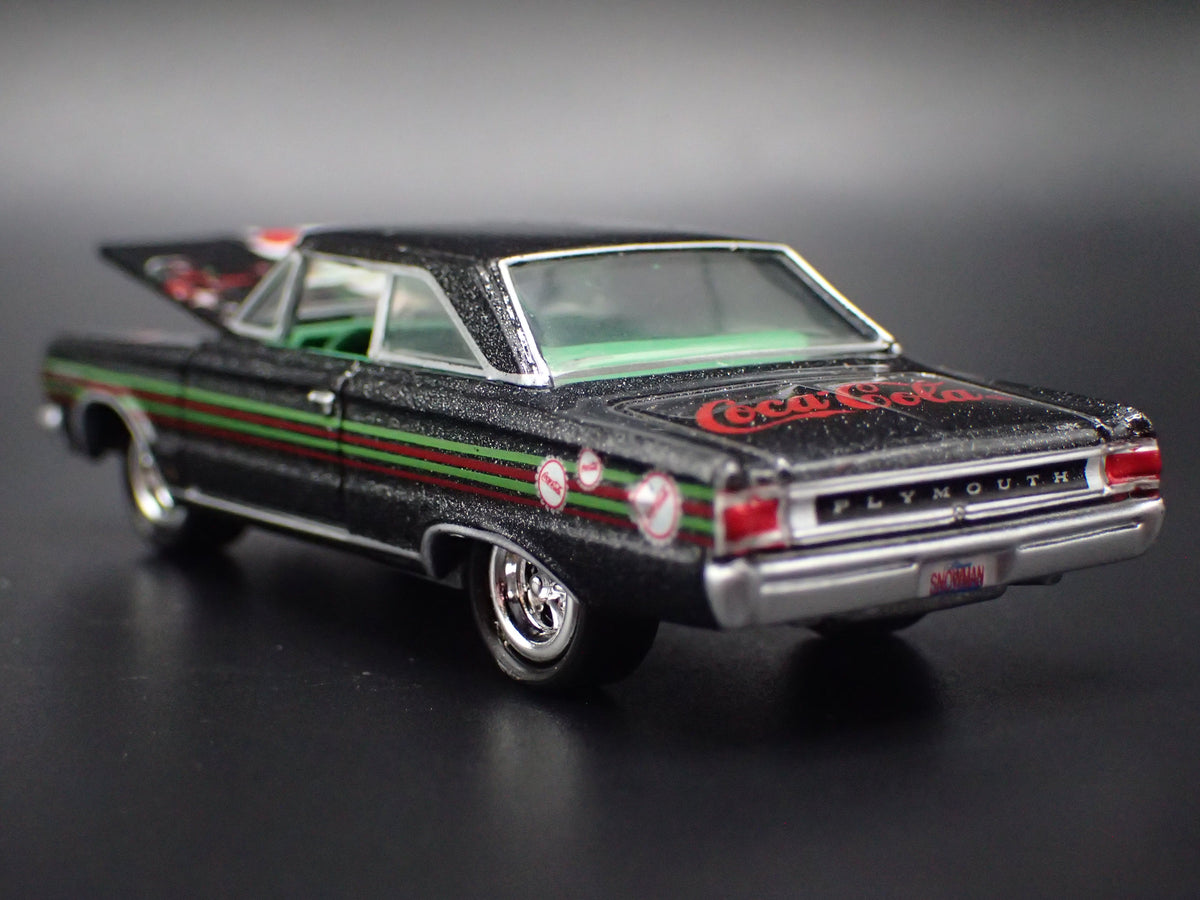 1967 67 PLYMOUTH GTX COCA COLA COKE 1/64 SCALE DIECAST MODEL CAR