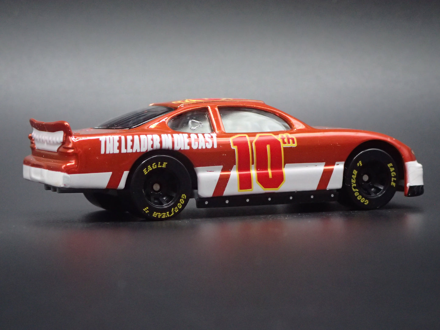1999 99 PONTIAC GRAND PRIX 10 YR RC CHROME NASCAR 1:64 DIECAST MODEL CAR
