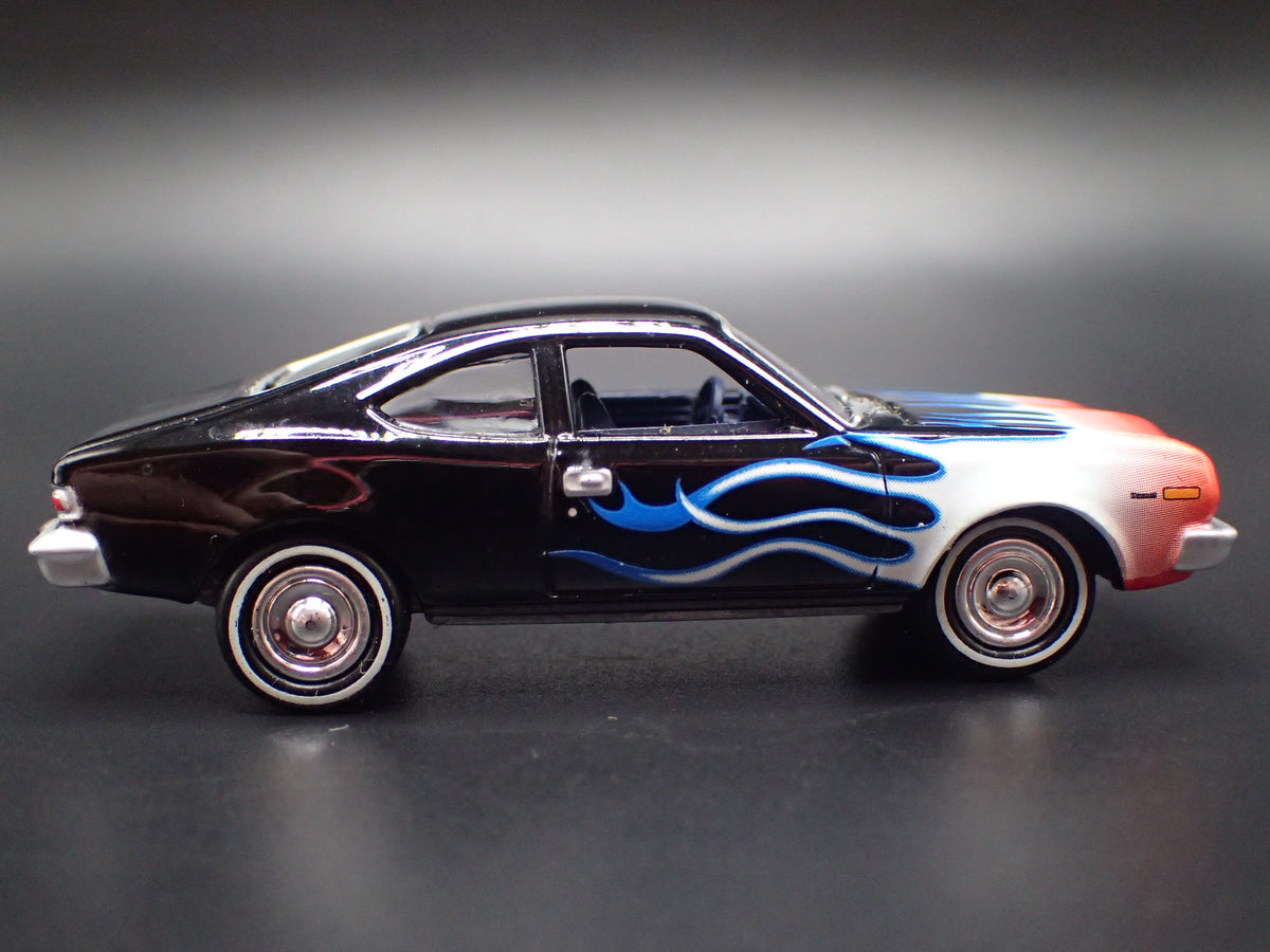 1974 74 AMC HORNET BLACK 1:64 SCALE COLLECTIBLE DIORAMA DIECAST MODEL CAR