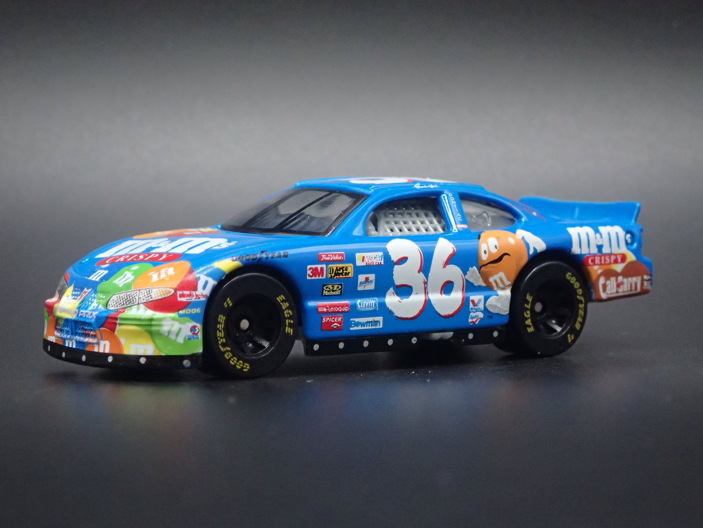 1999 99 PONTIAC GRAND PRIX 36 ERNIE ERVIN M&M NASCAR 1:64 DIECAST MODEL CAR