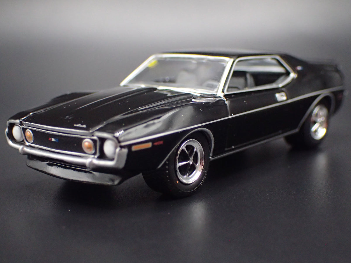 1973 73 AMC JAVELIN AMX BLACK 1:64 SCALE COLLECTIBLE DIECAST MODEL CAR