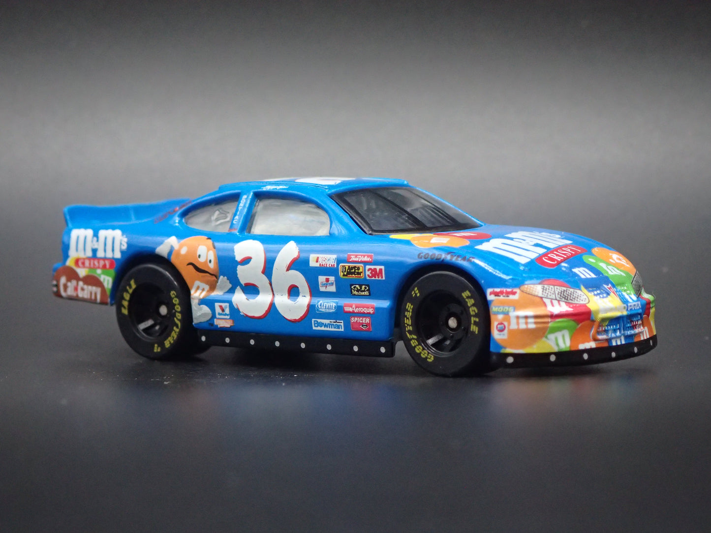 1999 99 PONTIAC GRAND PRIX 36 ERNIE ERVIN M&M NASCAR 1:64 DIECAST MODEL CAR