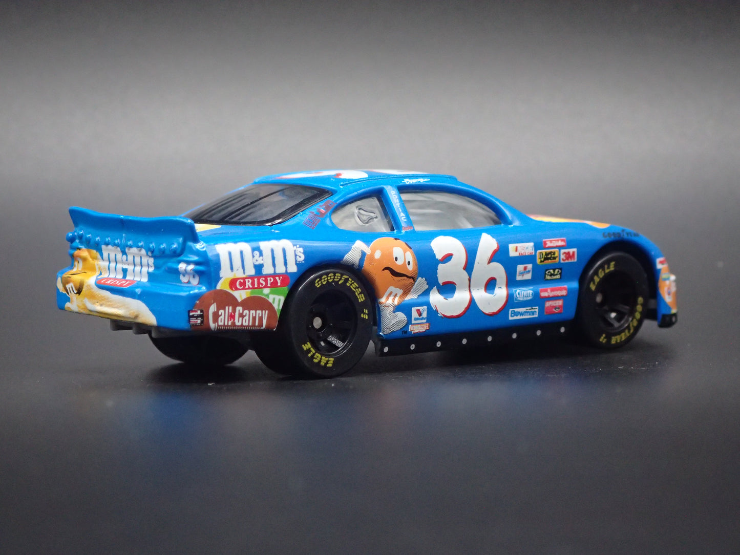1999 99 PONTIAC GRAND PRIX 36 ERNIE ERVIN M&M NASCAR 1:64 DIECAST MODEL CAR