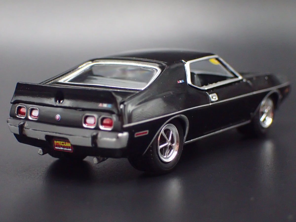 1973 73 AMC JAVELIN AMX BLACK 1:64 SCALE COLLECTIBLE DIECAST MODEL CAR