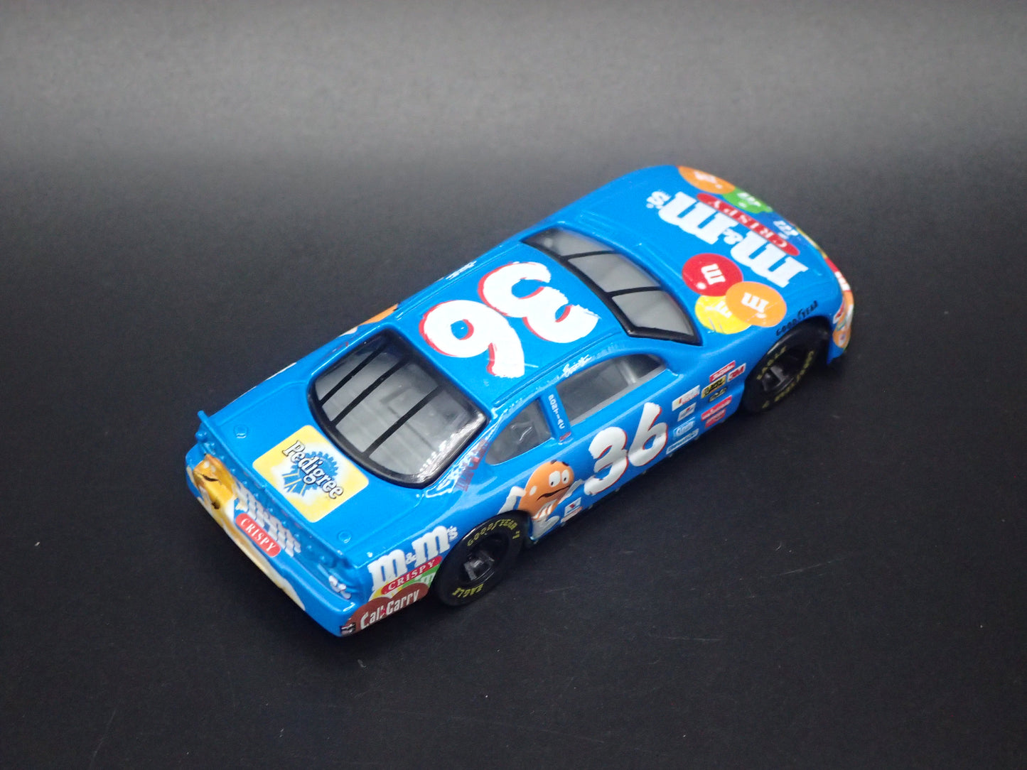 1999 99 PONTIAC GRAND PRIX 36 ERNIE ERVIN M&M NASCAR 1:64 DIECAST MODEL CAR