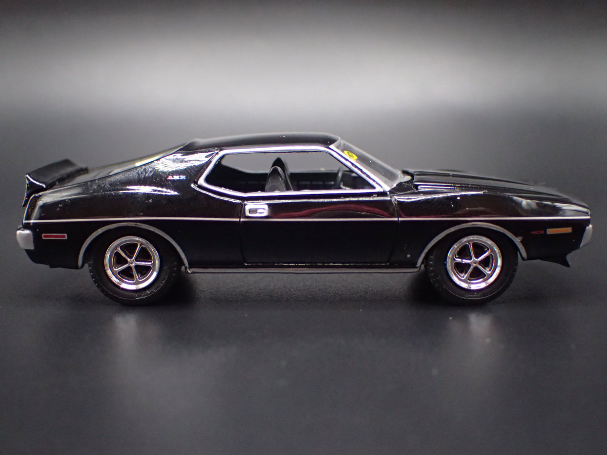 1973 73 AMC JAVELIN AMX BLACK 1:64 SCALE COLLECTIBLE DIECAST MODEL CAR