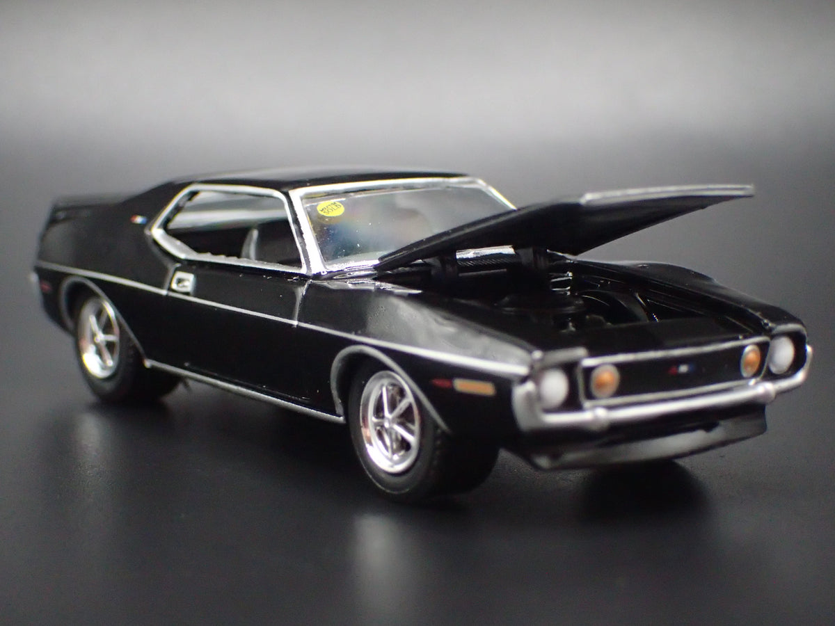 1973 73 AMC JAVELIN AMX BLACK 1:64 SCALE COLLECTIBLE DIECAST MODEL CAR