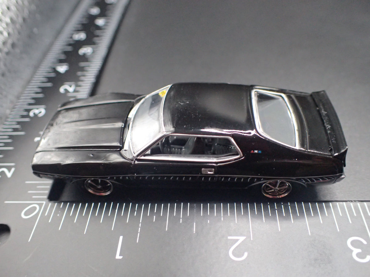 1973 73 AMC JAVELIN AMX BLACK 1:64 SCALE COLLECTIBLE DIECAST MODEL CAR