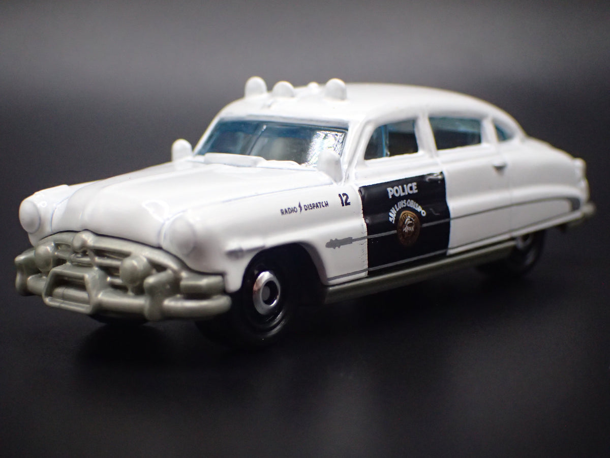 1951 51 HUDSON HORNET SAN LUIS OBISBO POLICE CAR 1/64 SCALE DIECAST MODEL CAR