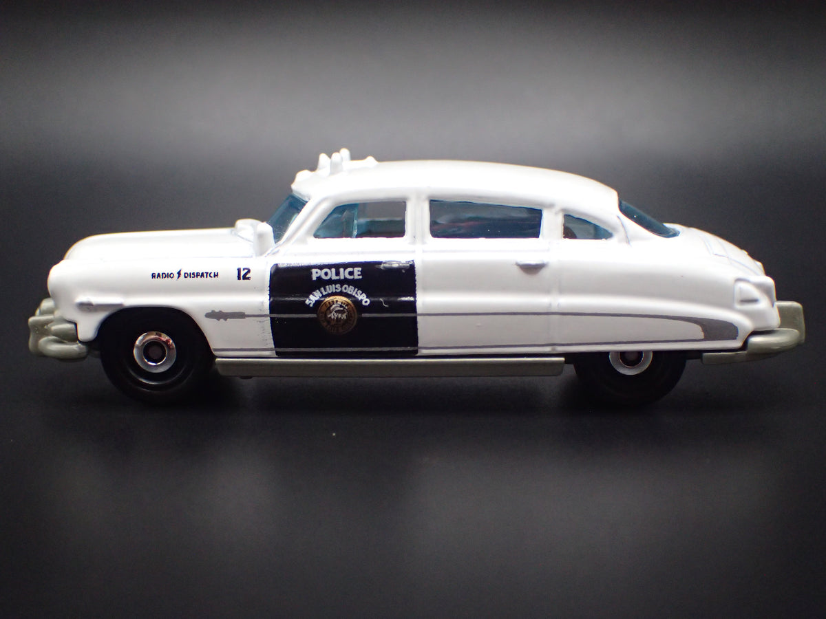 1951 51 HUDSON HORNET SAN LUIS OBISBO POLICE CAR 1/64 SCALE DIECAST MODEL CAR