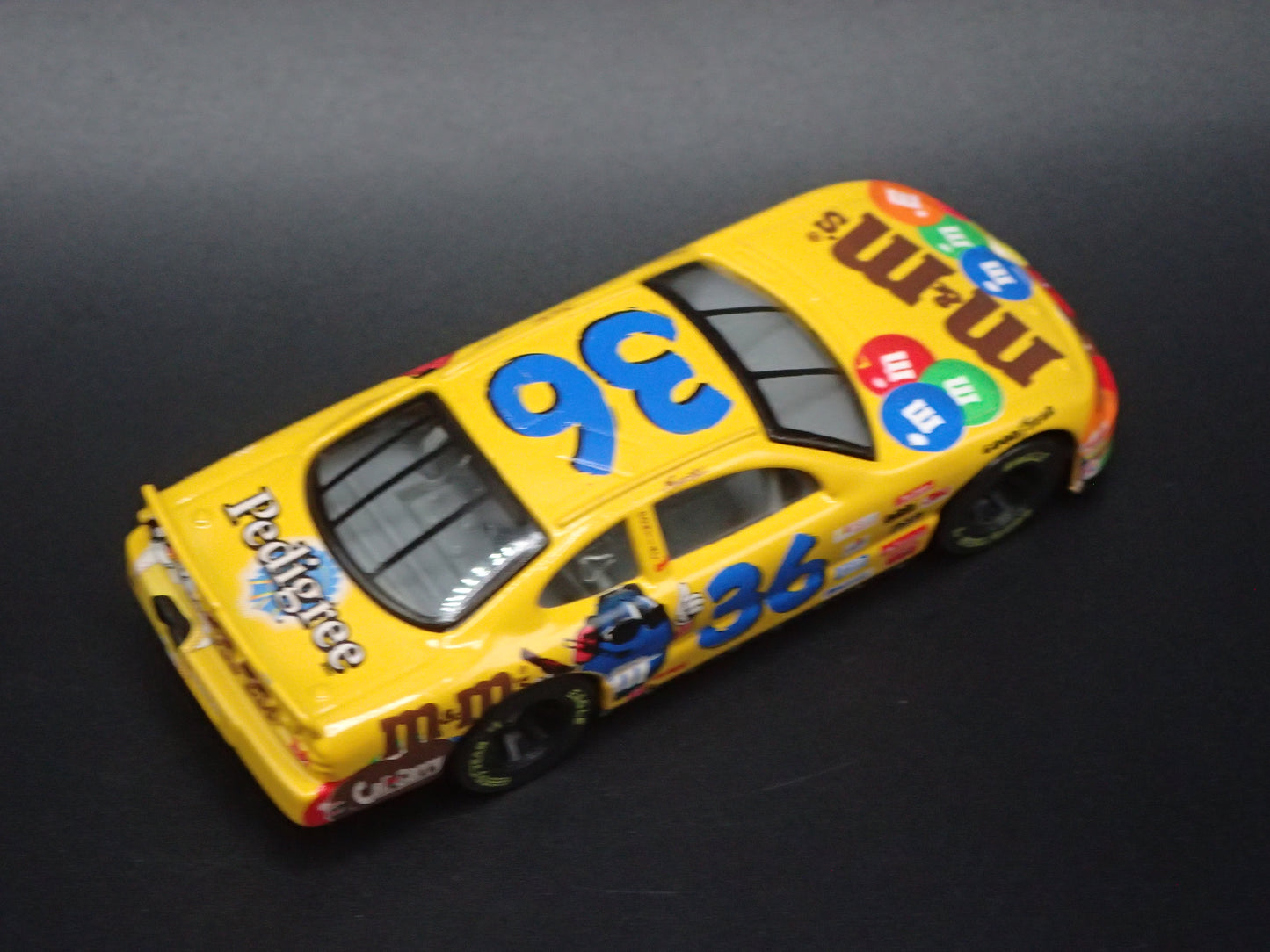 1999 99 PONTIAC GRAND PRIX 36 ERNIE ERVIN M&M NASCAR 1:64 DIECAST MODEL CAR