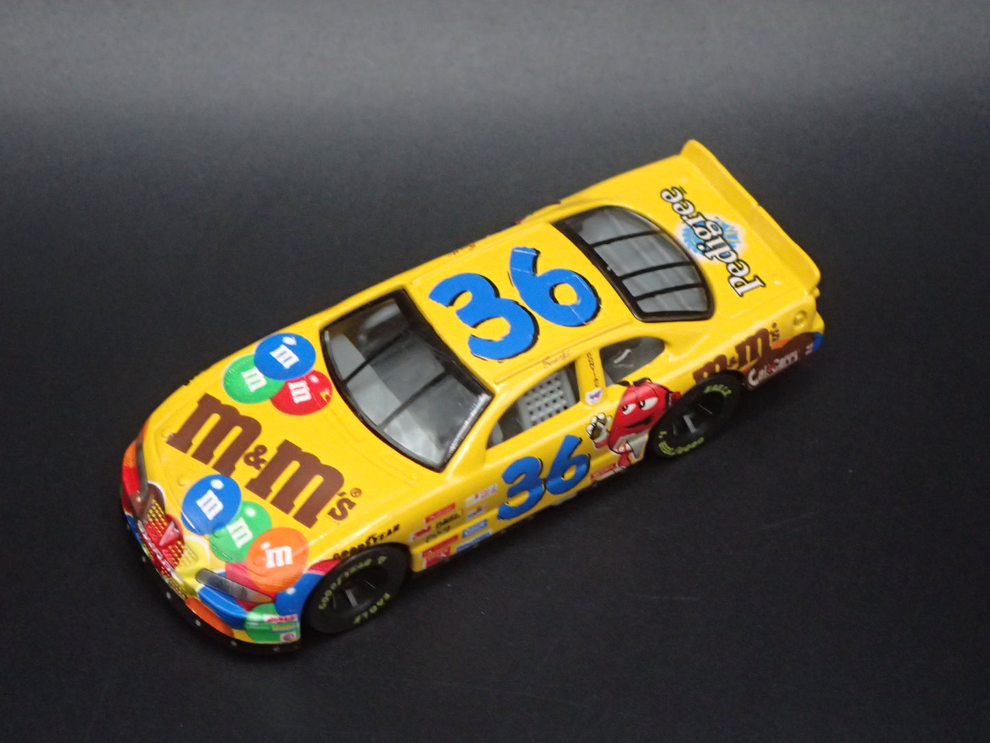 1999 99 PONTIAC GRAND PRIX 36 ERNIE ERVIN M&M NASCAR 1:64 DIECAST MODEL CAR