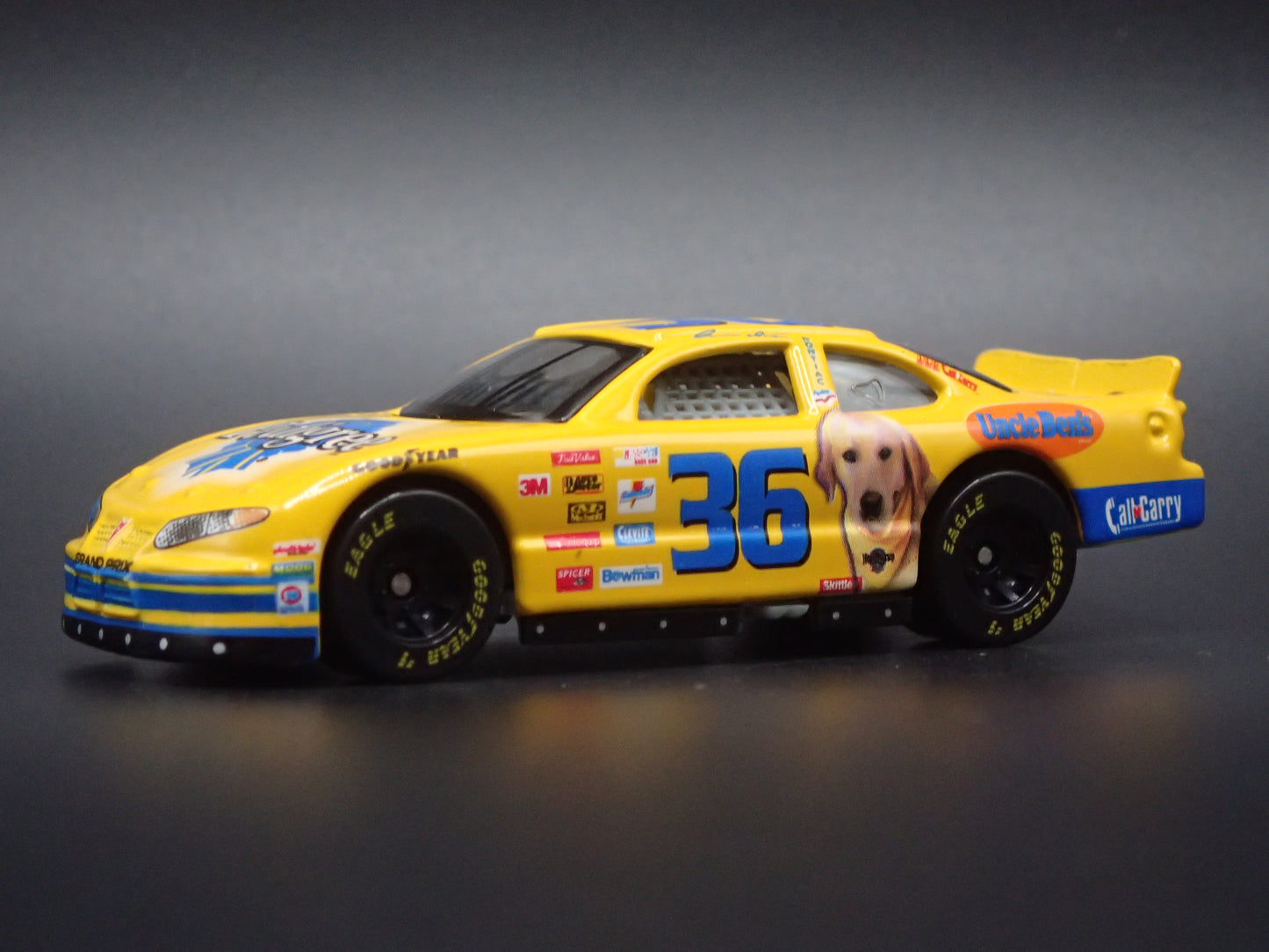 1999 99 PONTIAC GRAND PRIX 36 ERNIE ERVIN PEDIGREE NASCAR 1:64 DIECAST MODEL CAR