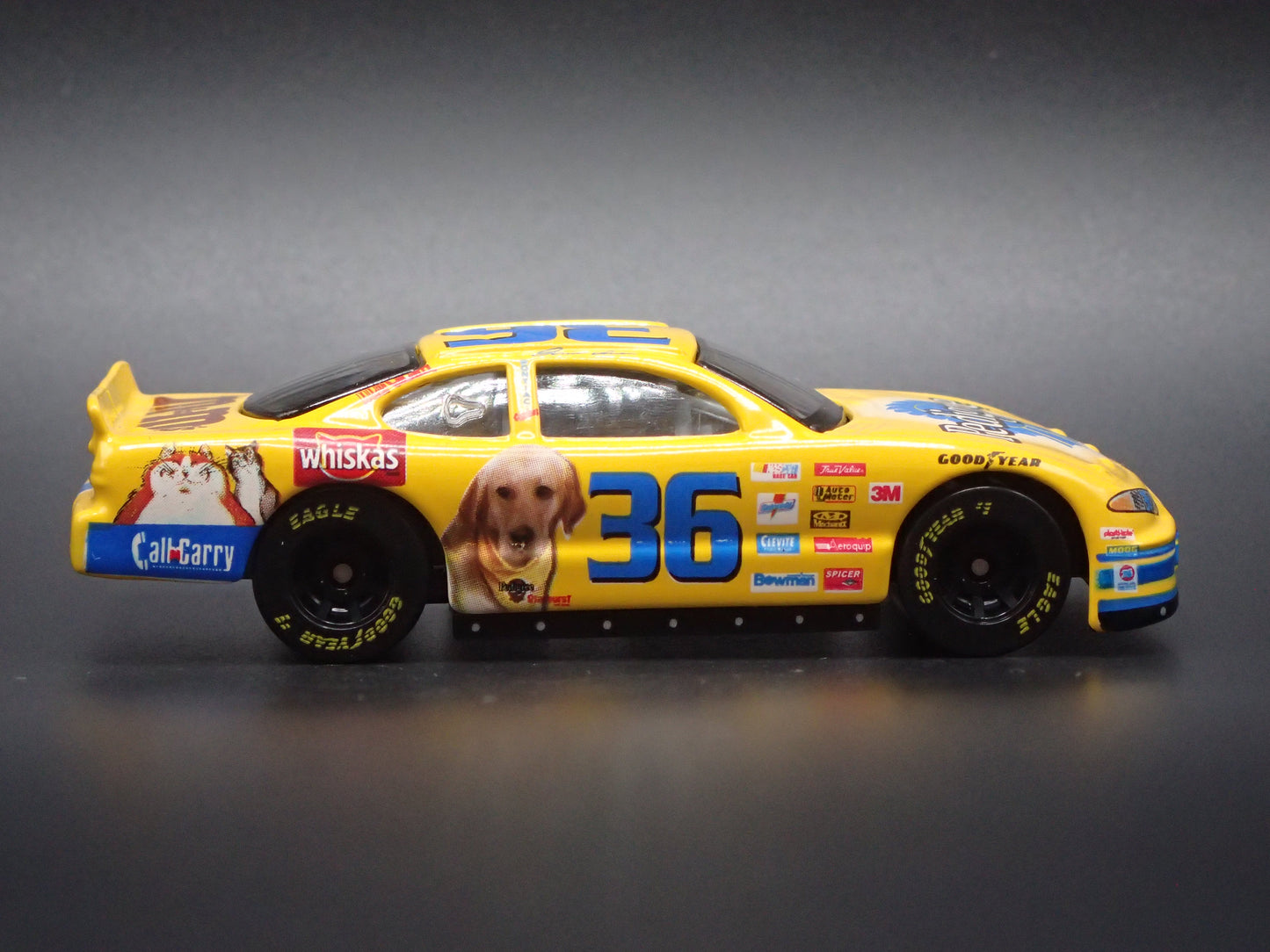 1999 99 PONTIAC GRAND PRIX 36 ERNIE ERVIN PEDIGREE NASCAR 1:64 DIECAST MODEL CAR