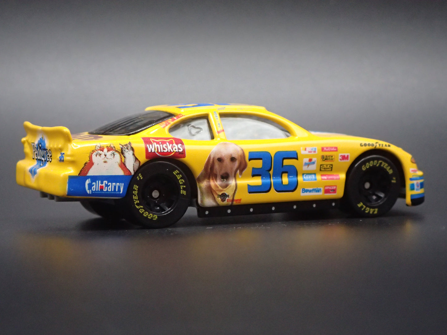 1999 99 PONTIAC GRAND PRIX 36 ERNIE ERVIN PEDIGREE NASCAR 1:64 DIECAST MODEL CAR