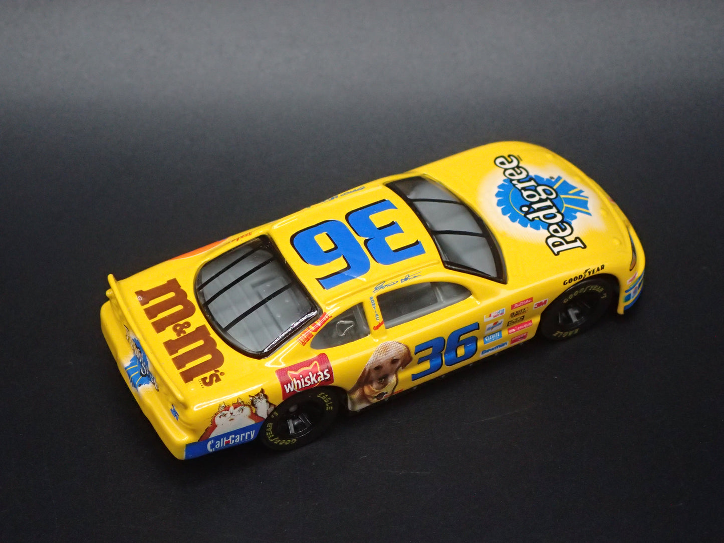 1999 99 PONTIAC GRAND PRIX 36 ERNIE ERVIN PEDIGREE NASCAR 1:64 DIECAST MODEL CAR