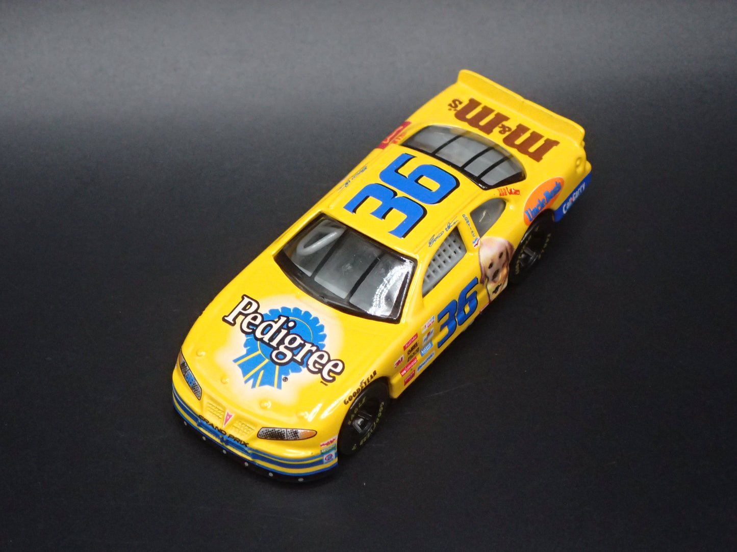 1999 99 PONTIAC GRAND PRIX 36 ERNIE ERVIN PEDIGREE NASCAR 1:64 DIECAST MODEL CAR