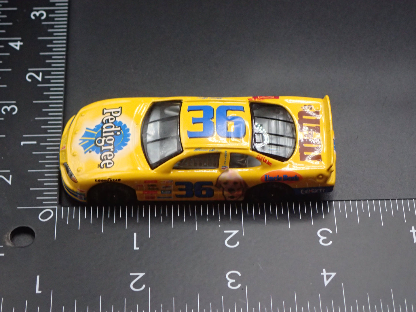 1999 99 PONTIAC GRAND PRIX 36 ERNIE ERVIN PEDIGREE NASCAR 1:64 DIECAST MODEL CAR