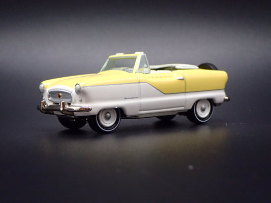 1961 AMC NASH METROPOLITAN YELLOW 1:64 SCALE COLLECTIBLE DIECAST MODEL CAR