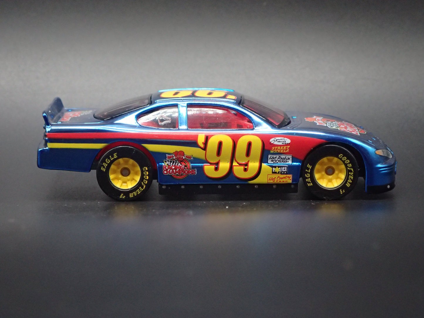 1999 99 PONTIAC GRAND PRIX 99 CHROME ANV NASCAR 1:64 DIECAST MODEL CAR