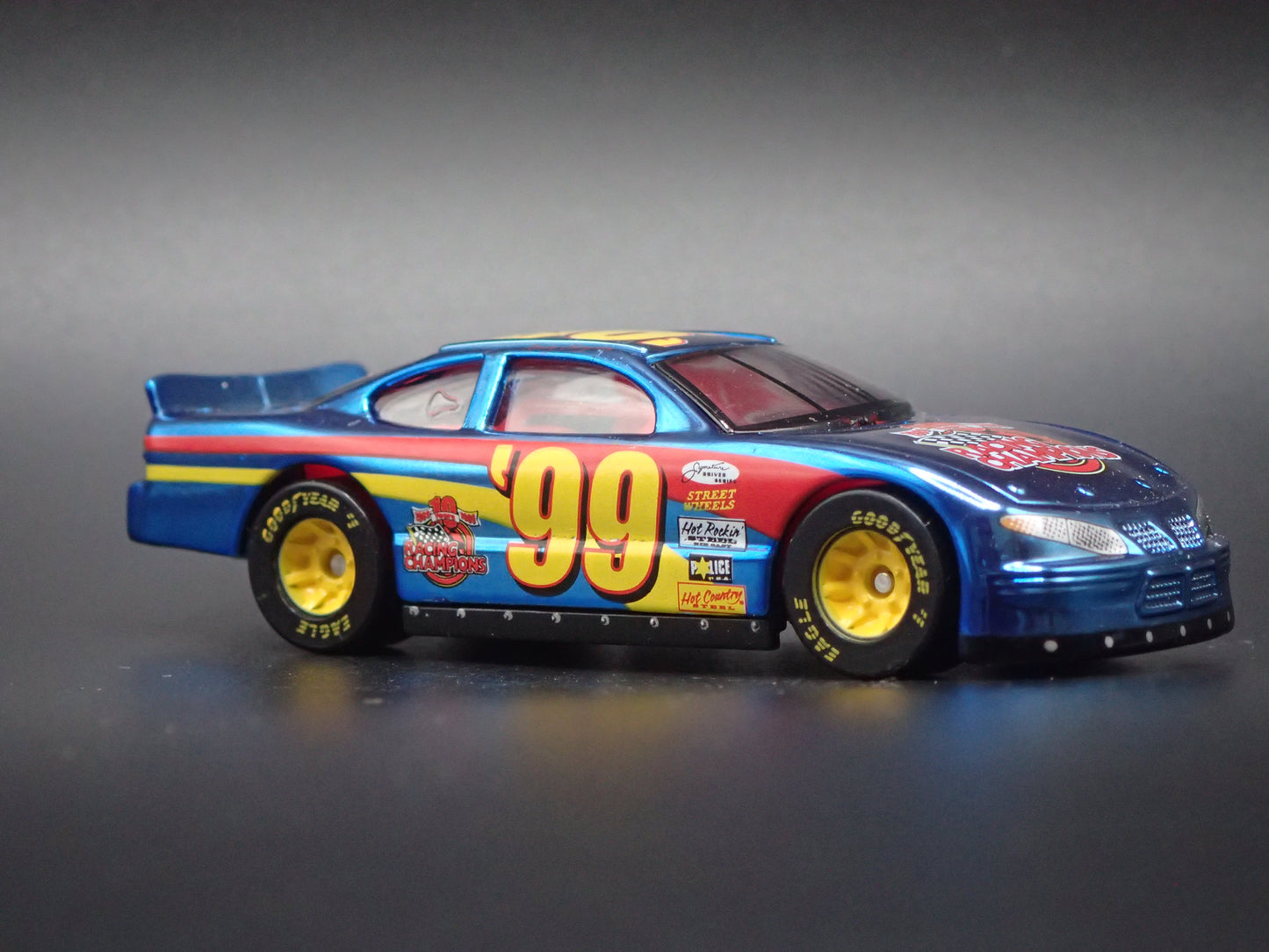 1999 99 PONTIAC GRAND PRIX 99 CHROME ANV NASCAR 1:64 DIECAST MODEL CAR
