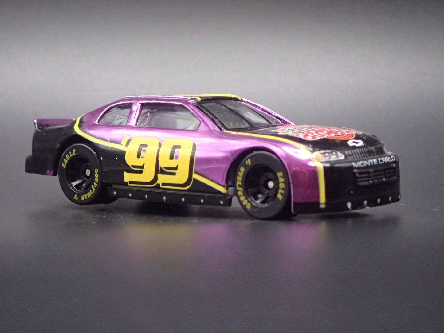 1999 CHEVY CHEVROLET MONTE CARLO 99 CHROME NASCAR 1:64 SCALE DIECAST MODEL CAR