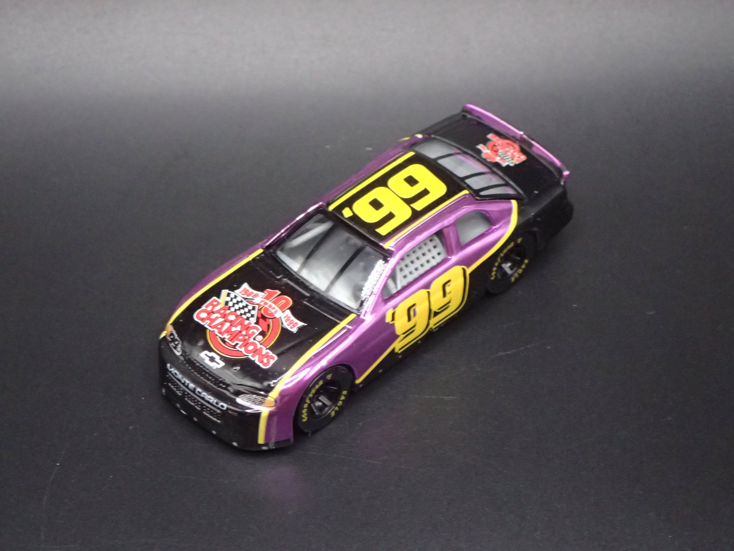 1999 CHEVY CHEVROLET MONTE CARLO 99 CHROME NASCAR 1:64 SCALE DIECAST MODEL CAR