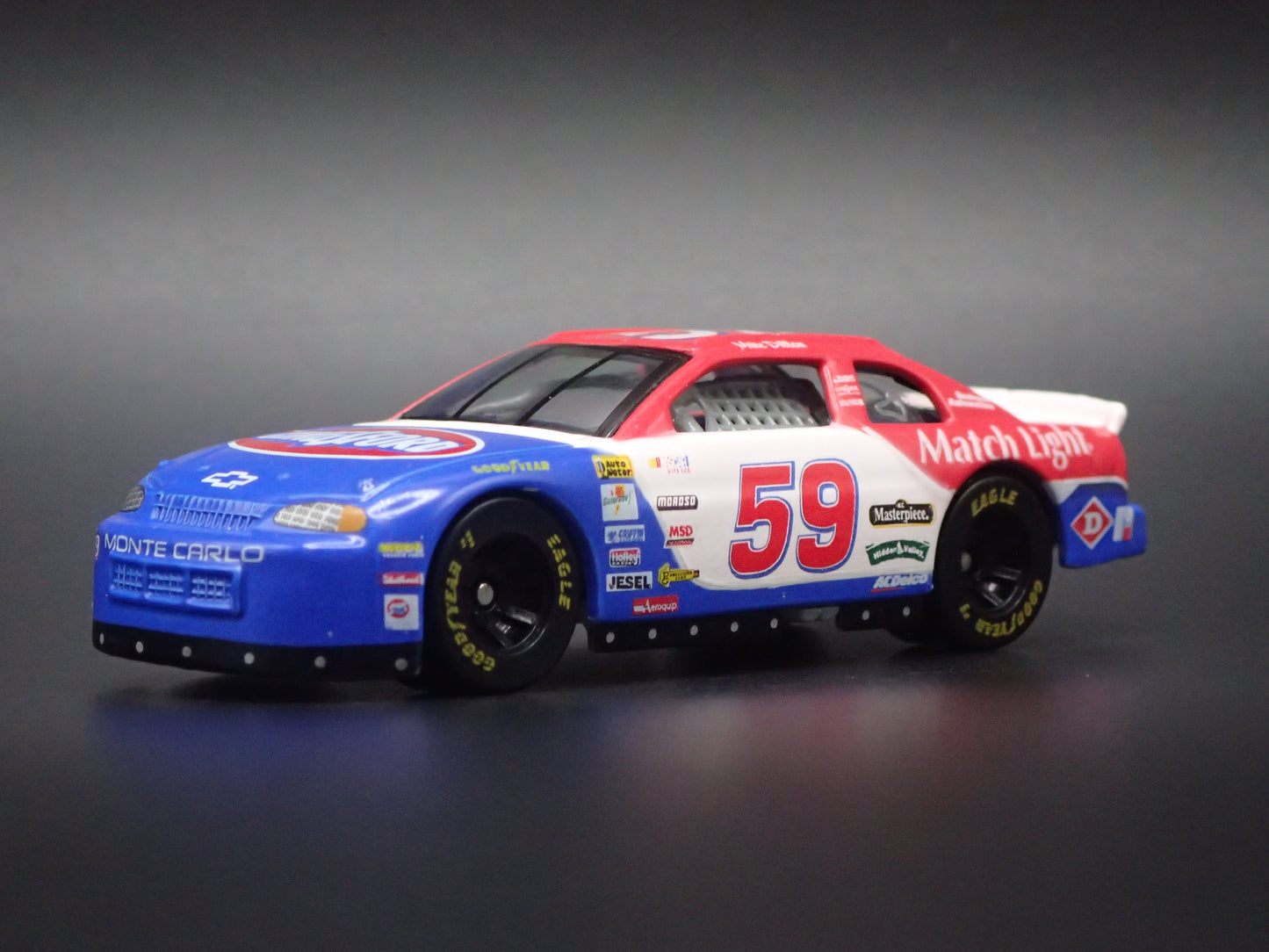 1999 CHEVY CHEVROLET MONTE CARLO 59 MIKE DILLION NASCAR 1:64 SCALE DIECAST MODEL CAR