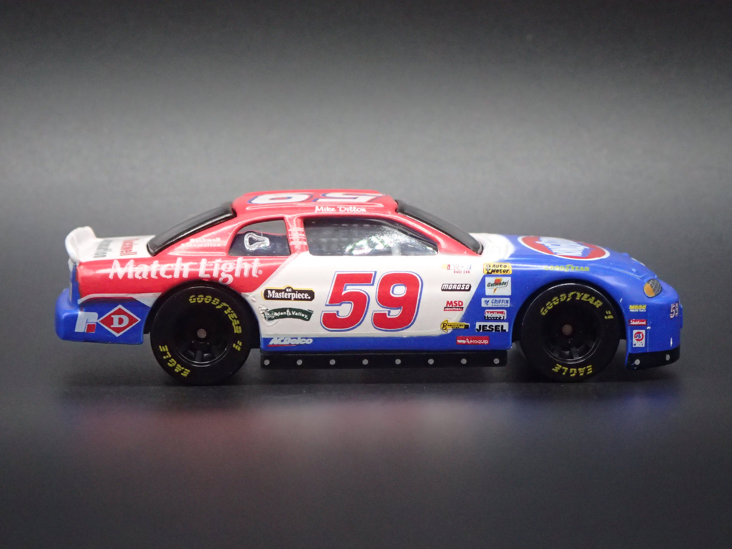 1999 CHEVY CHEVROLET MONTE CARLO 59 MIKE DILLION NASCAR 1:64 SCALE DIECAST MODEL CAR