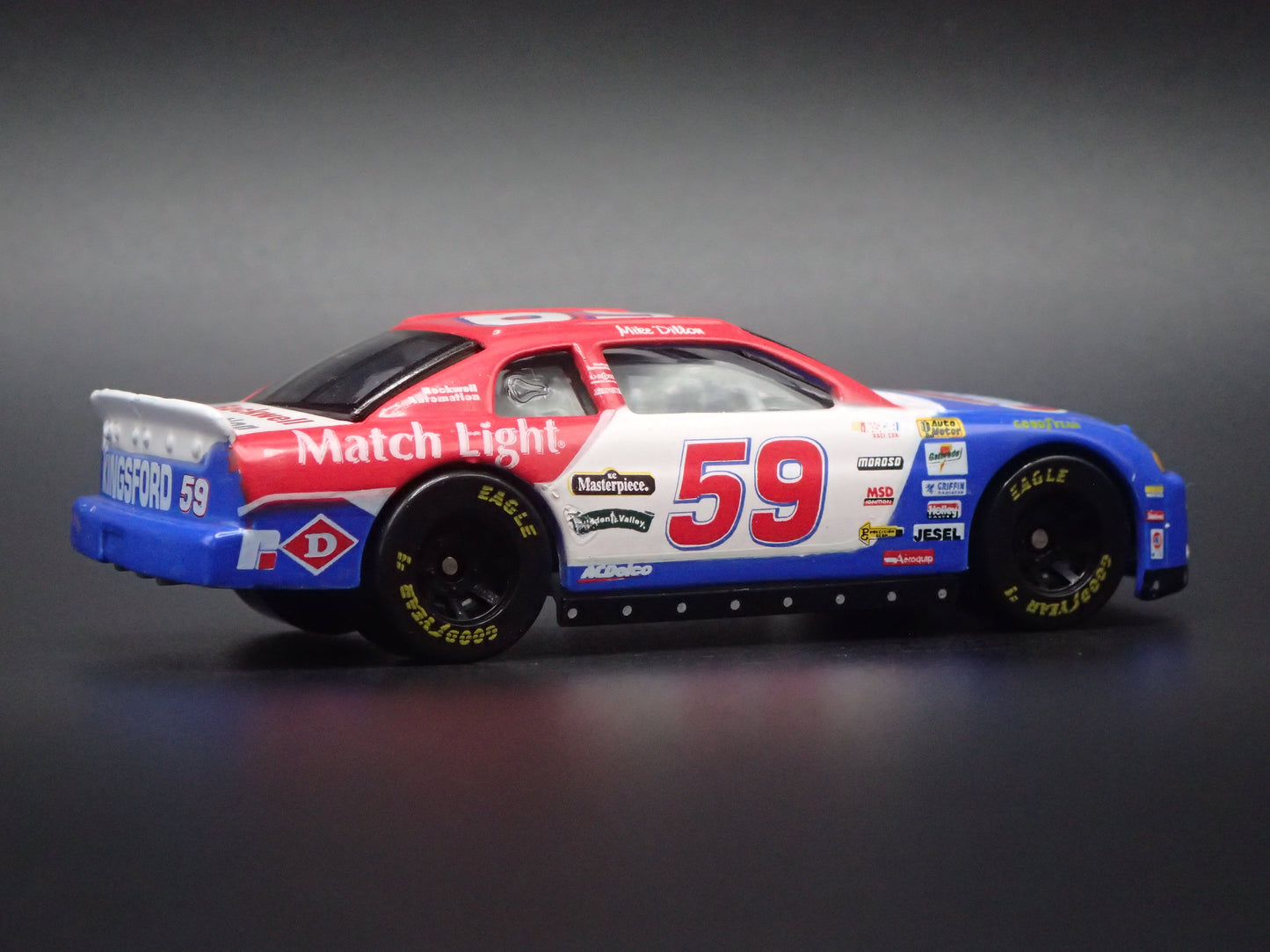 1999 CHEVY CHEVROLET MONTE CARLO 59 MIKE DILLION NASCAR 1:64 SCALE DIECAST MODEL CAR