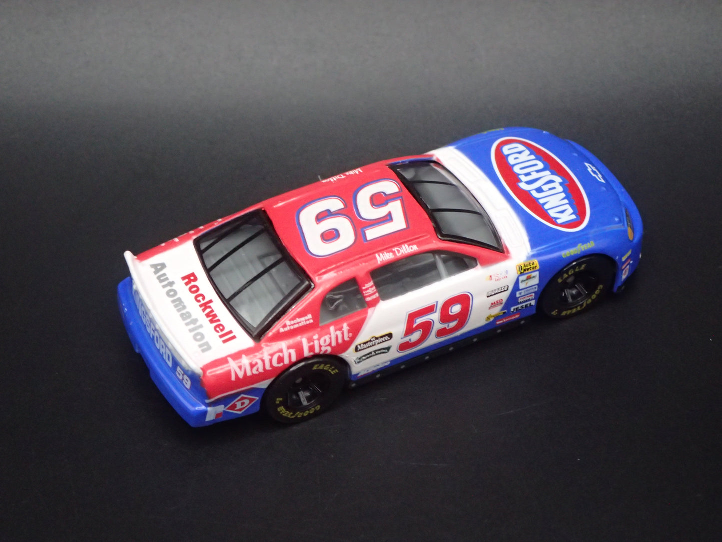 1999 CHEVY CHEVROLET MONTE CARLO 59 MIKE DILLION NASCAR 1:64 SCALE DIECAST MODEL CAR