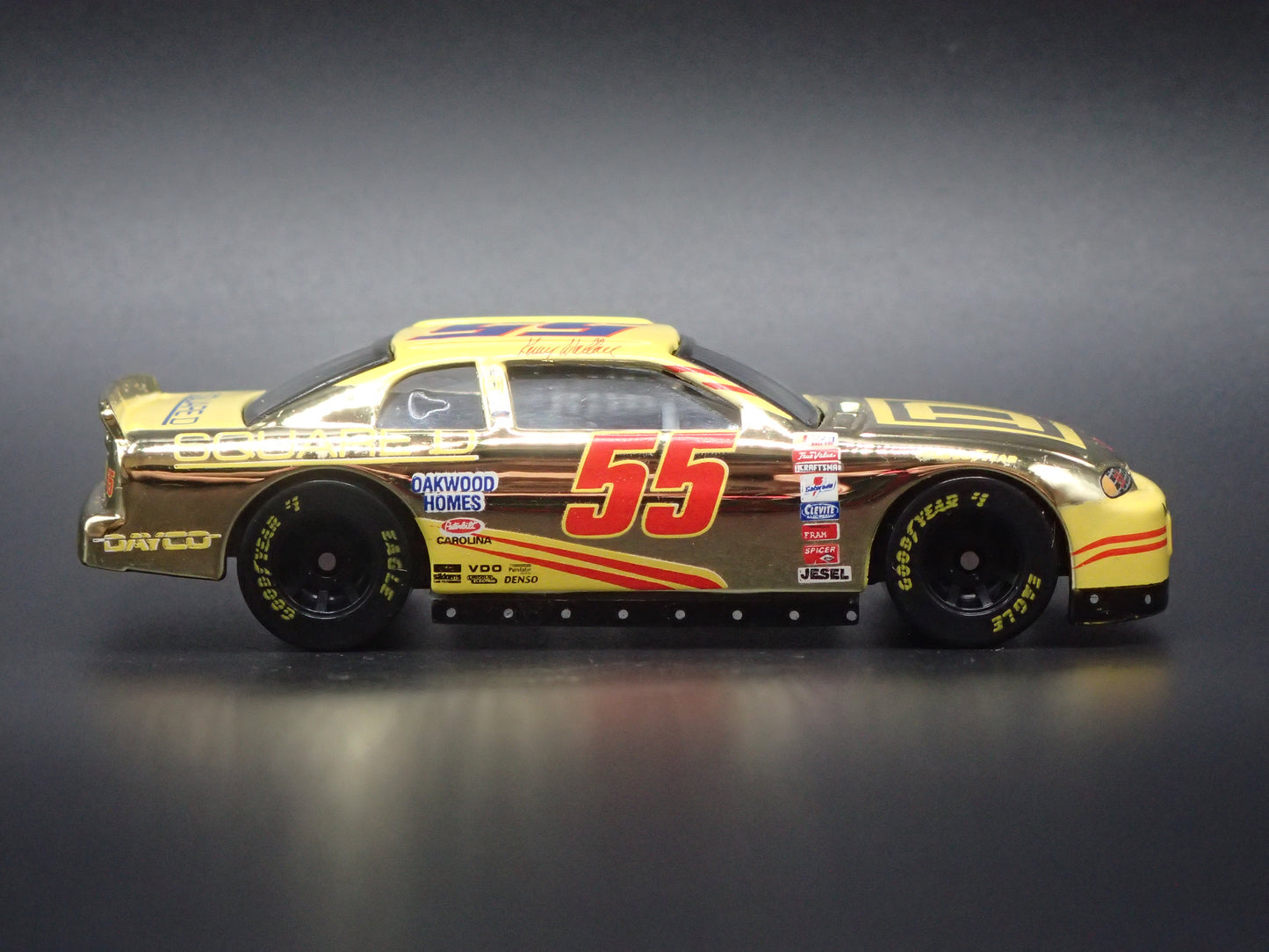 1999 CHEVY CHEVROLET MONTE CARLO 55 KENNY WALLACE NASCAR 1:64 SCALE DIECAST MODEL CAR
