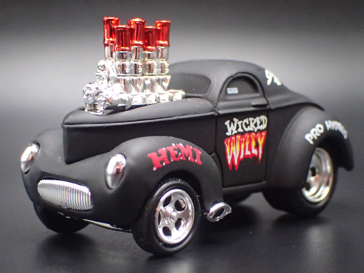 1941 41 WILLYS COUPE WICKED WILLY 1:64 SCALE DIORAMA DIECAST MODEL CAR