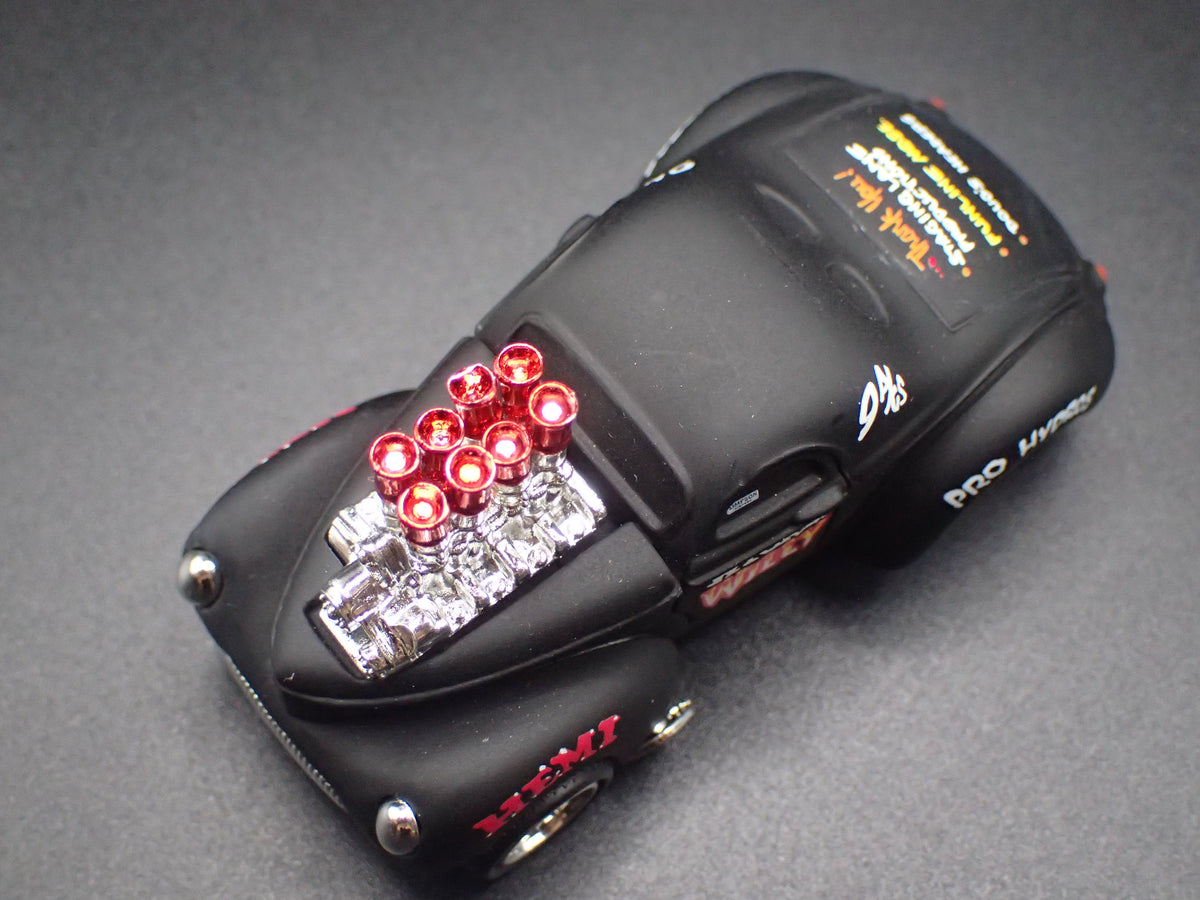 1941 41 WILLYS COUPE WICKED WILLY 1:64 SCALE DIORAMA DIECAST MODEL CAR