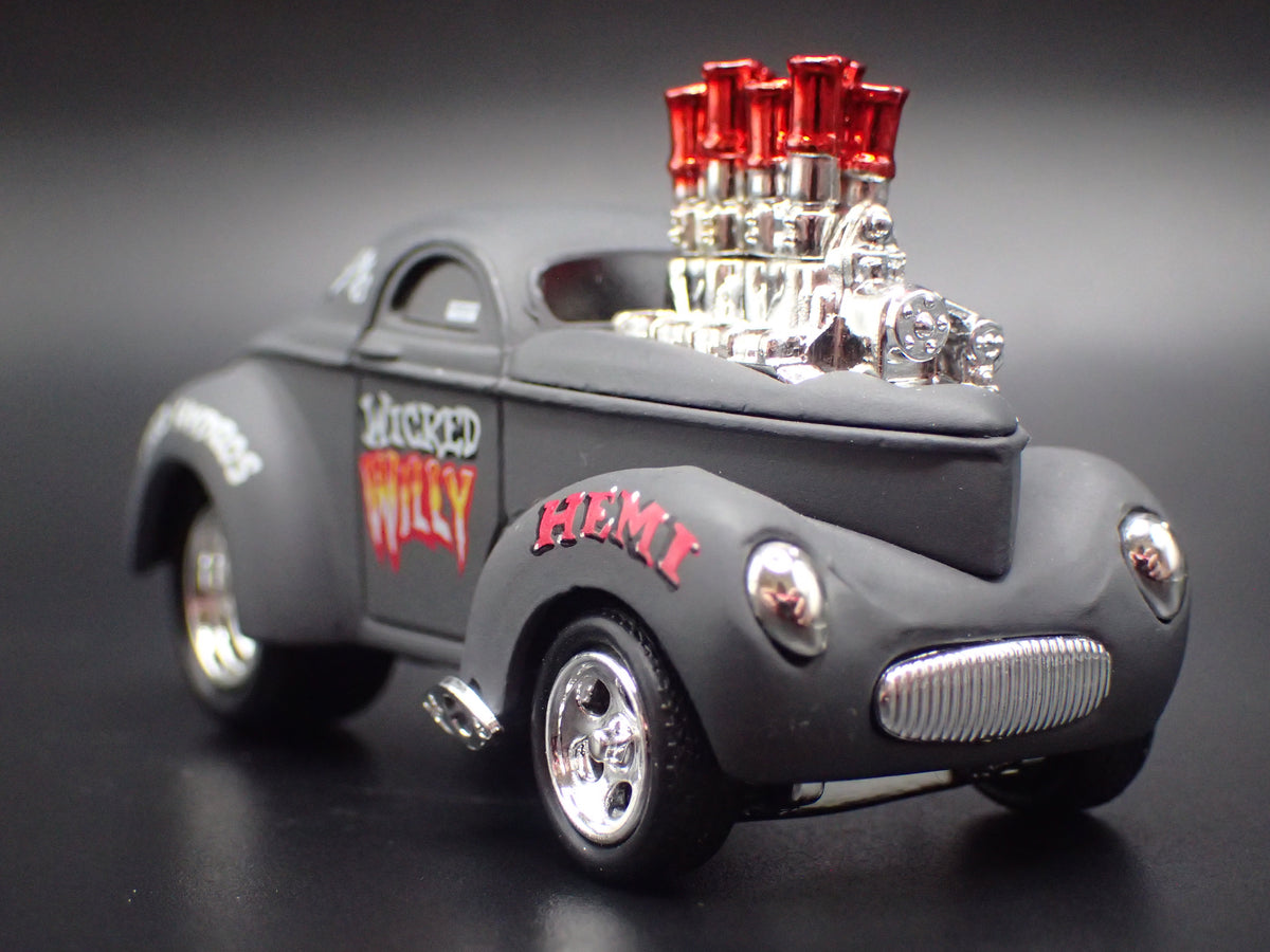 1941 41 WILLYS COUPE WICKED WILLY 1:64 SCALE DIORAMA DIECAST MODEL CAR