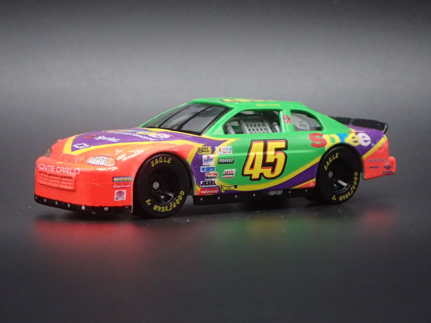1999 CHEVY CHEVROLET MONTE CARLO 45 ADAM PETTY NASCAR 1:64 SCALE DIECAST MODEL CAR