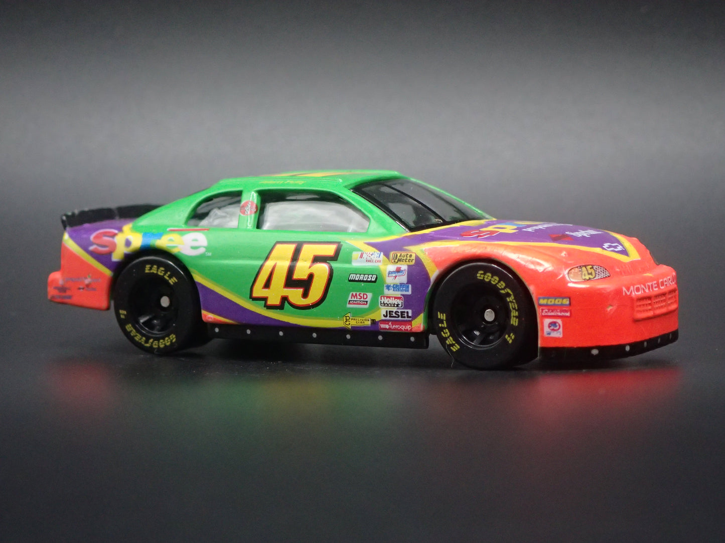 1999 CHEVY CHEVROLET MONTE CARLO 45 ADAM PETTY NASCAR 1:64 SCALE DIECAST MODEL CAR